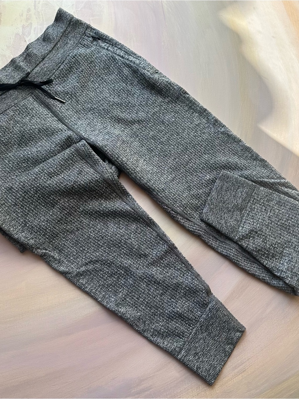 Lululemon Engineered Warmth Grey Heather Wool Joggers